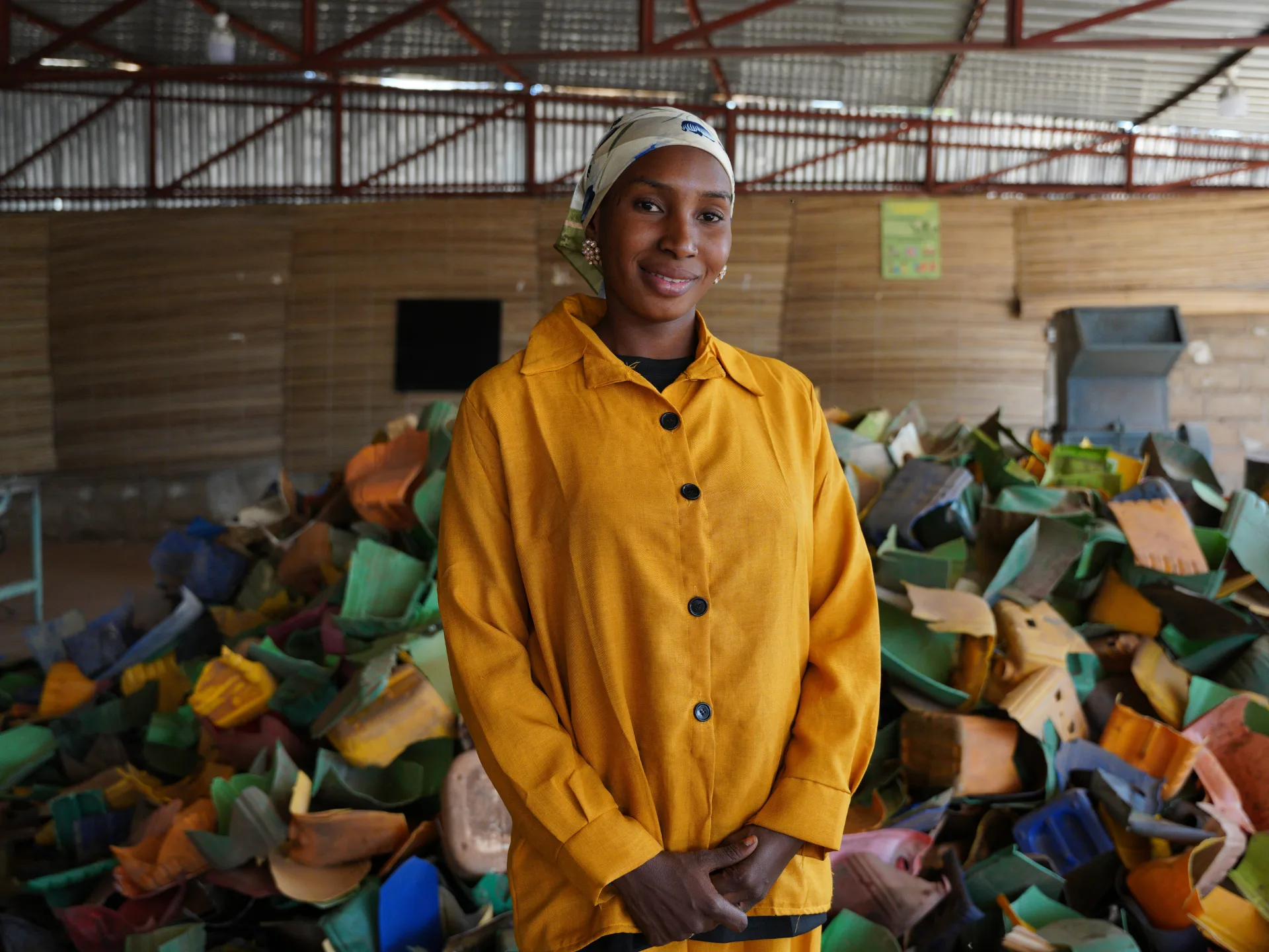 Mujer en el proyecto Bamagrren Fase II- Mali